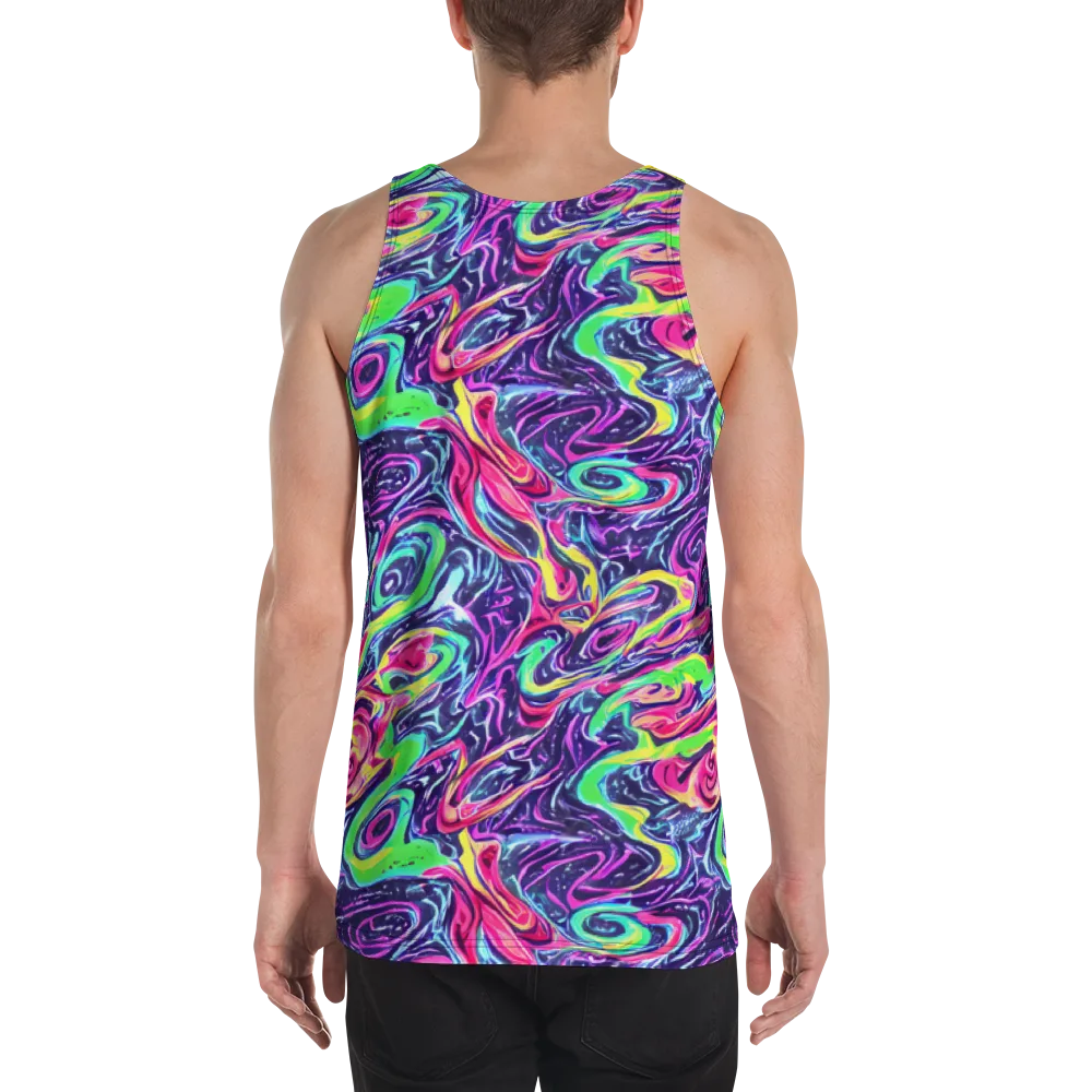 The Color Spiral on Men's Tank Top — Back