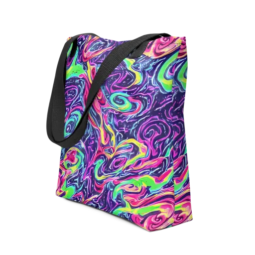 The Color Spiral on a Tote Bag
