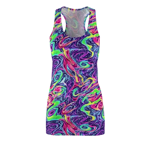 The Color Spiral on a Racerback Dress