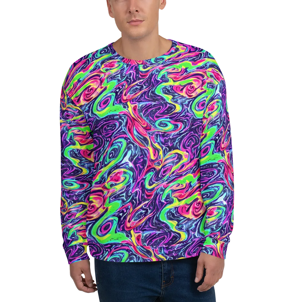 The Color Spiral on Sweatshirt — Front
