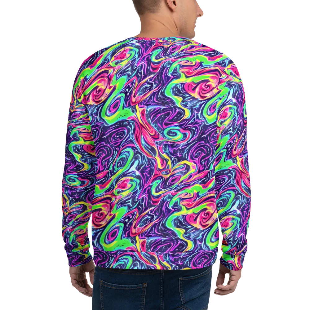 The Color Spiral on Sweatshirt — Back