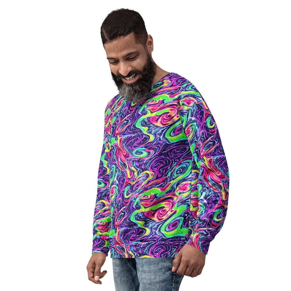 The Color Spiral on Sweatshirt — Left Front