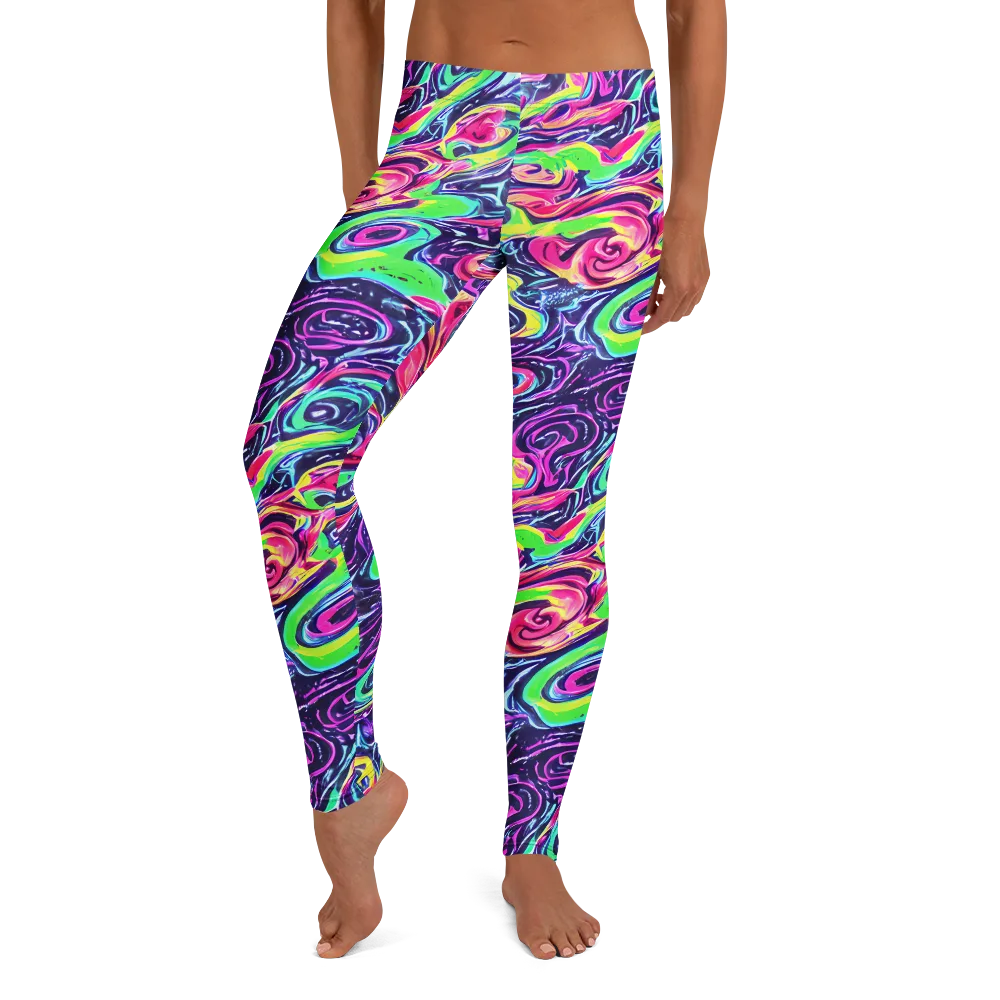 The Color Spiral on Leggings — Front