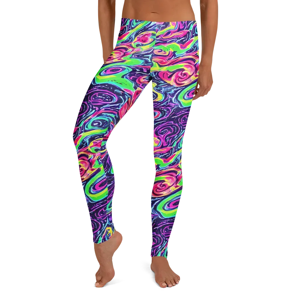The Color Spiral on Leggings — Front