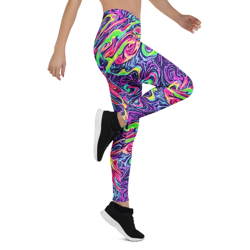 The Color Spiral on Leggings — Right