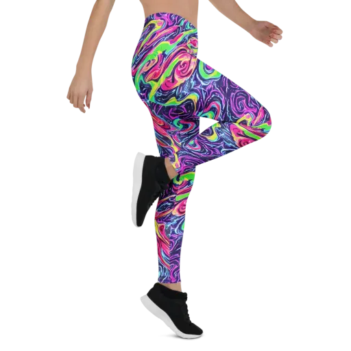 The Color Spiral on a Leggings