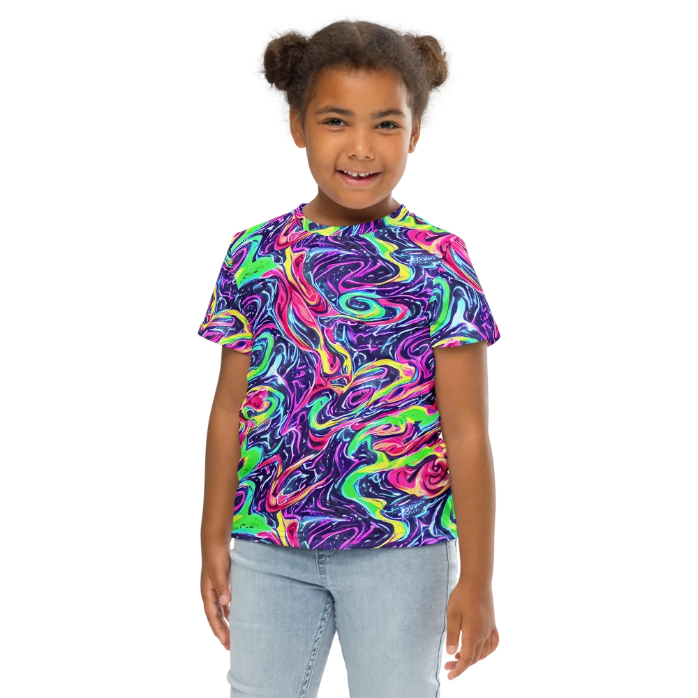 The Color Spiral on Kids Crew Neck T-Shirt — Front