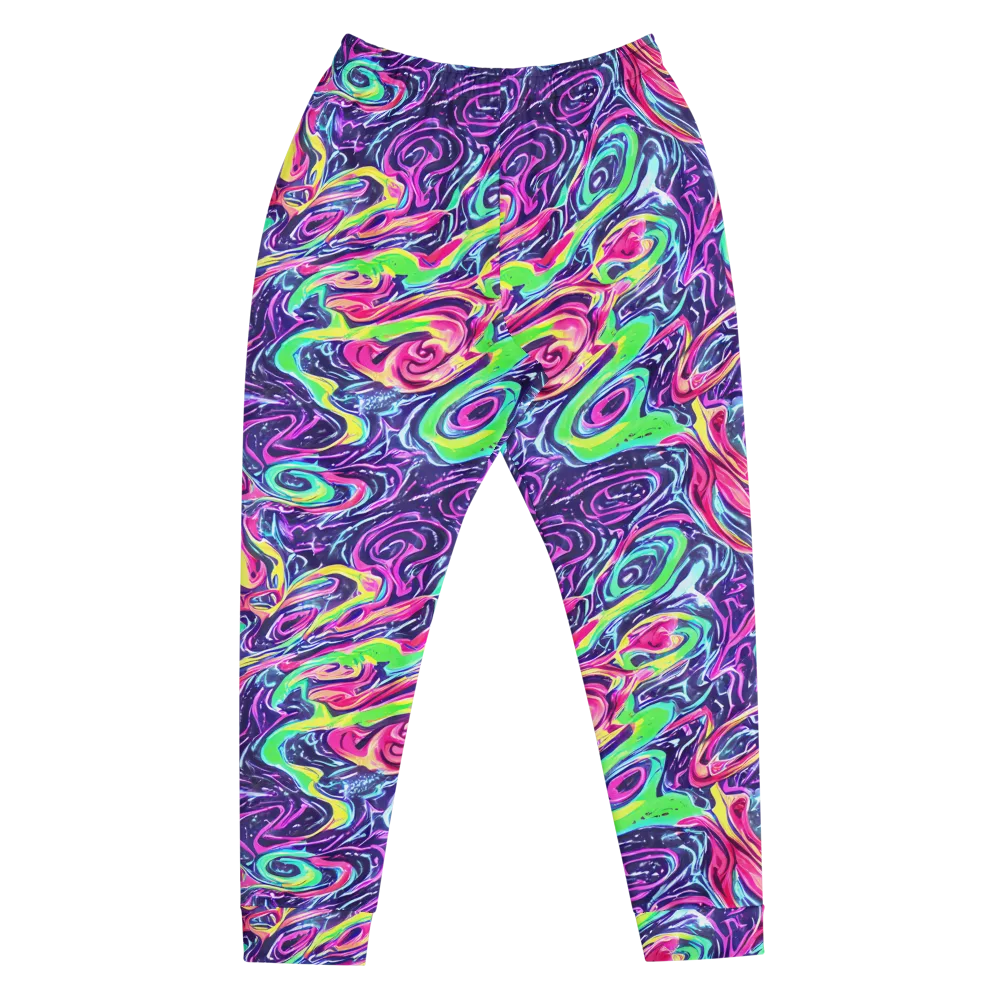 The Color Spiral on Men's Joggers — Front