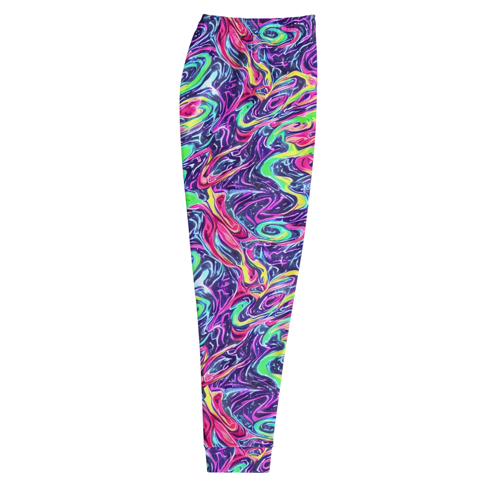 The Color Spiral on Men's Joggers — Right