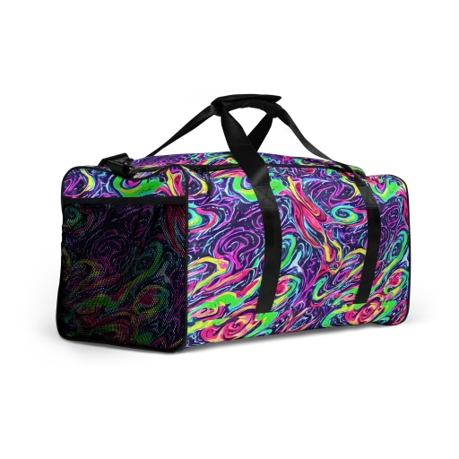 The Color Spiral on a Duffle Bag