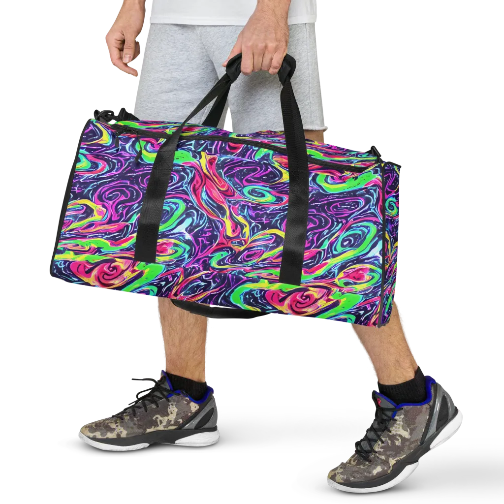 The Color Spiral on Duffle Bag — Front