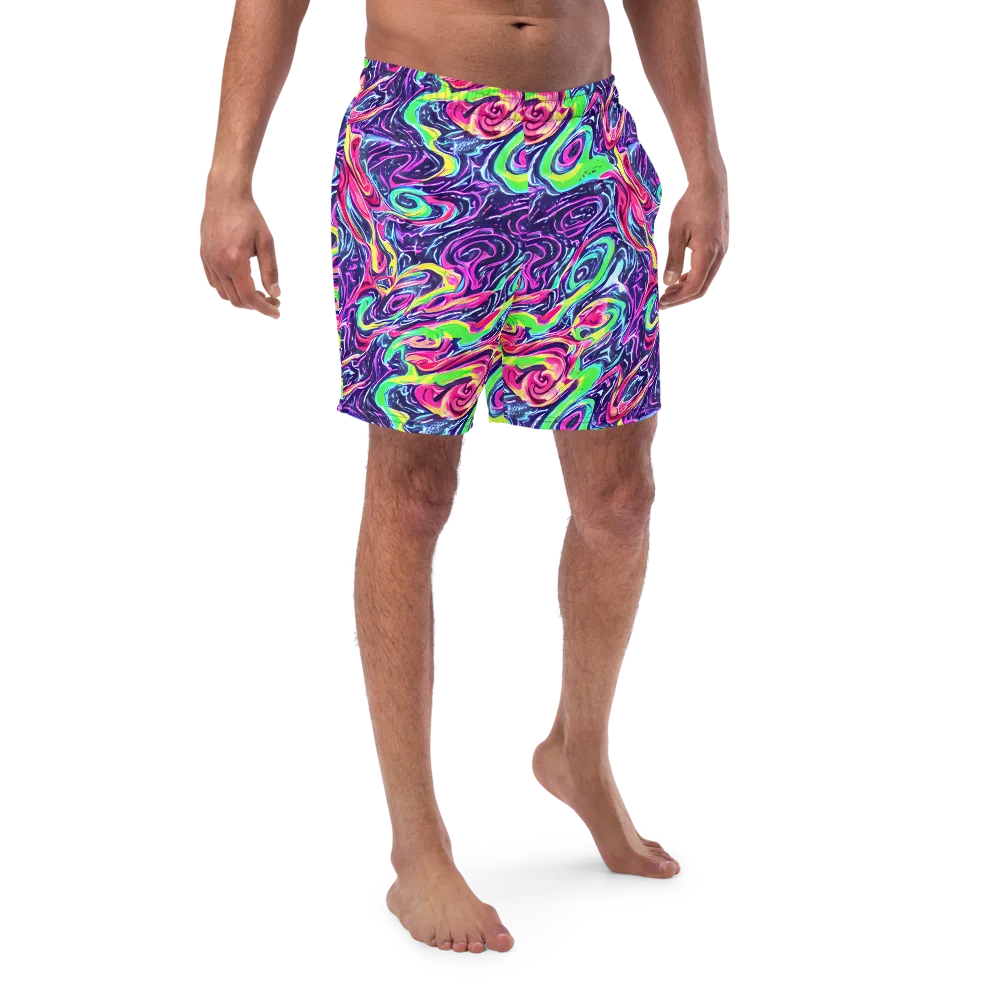The Color Spiral on Swim Trunks — Front