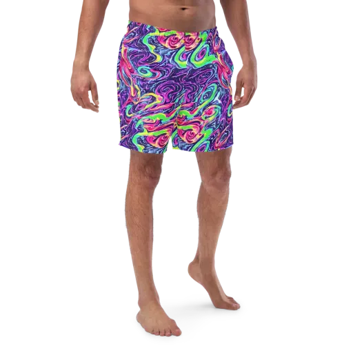 The Color Spiral on a Swim Trunks