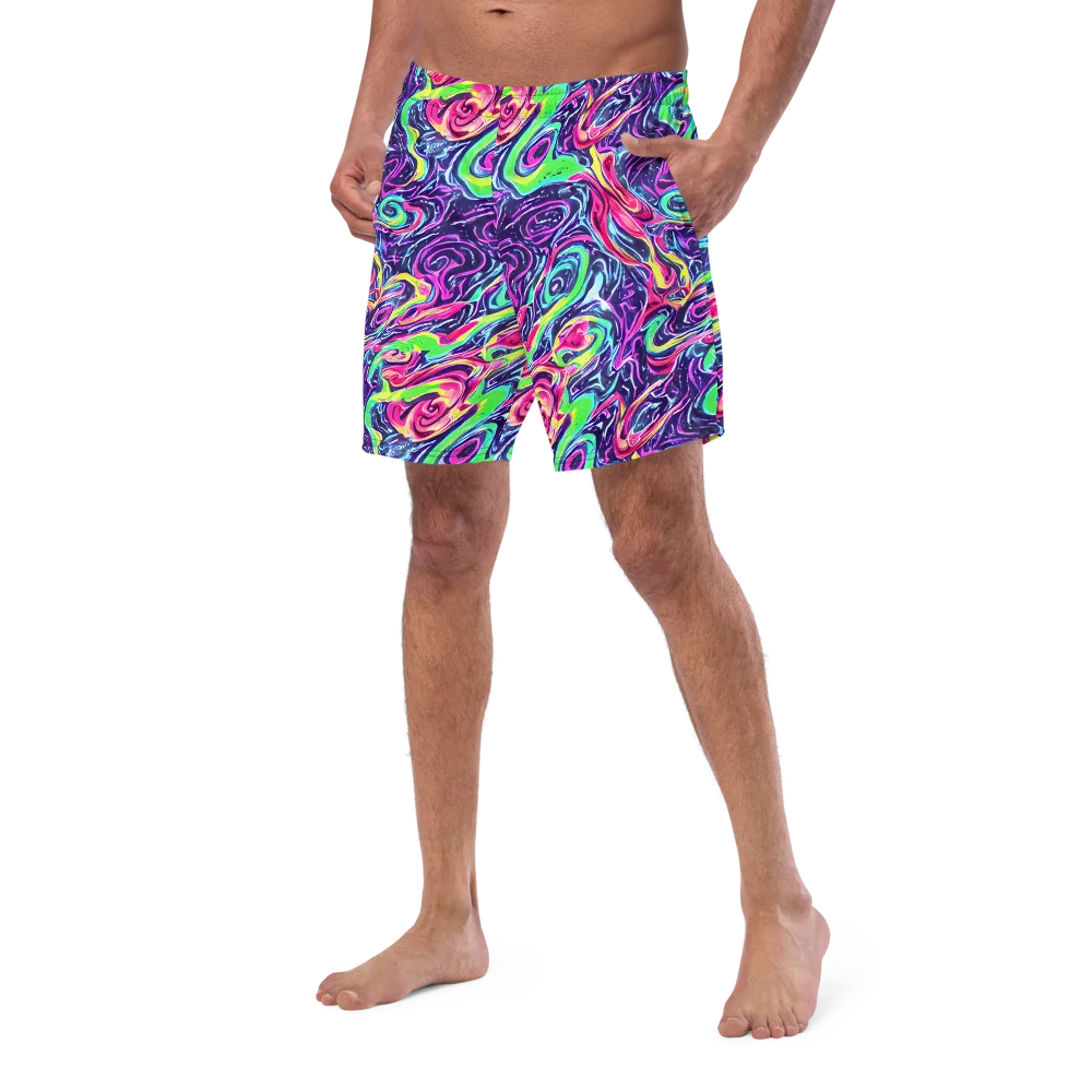 The Color Spiral on Swim Trunks — Left Front