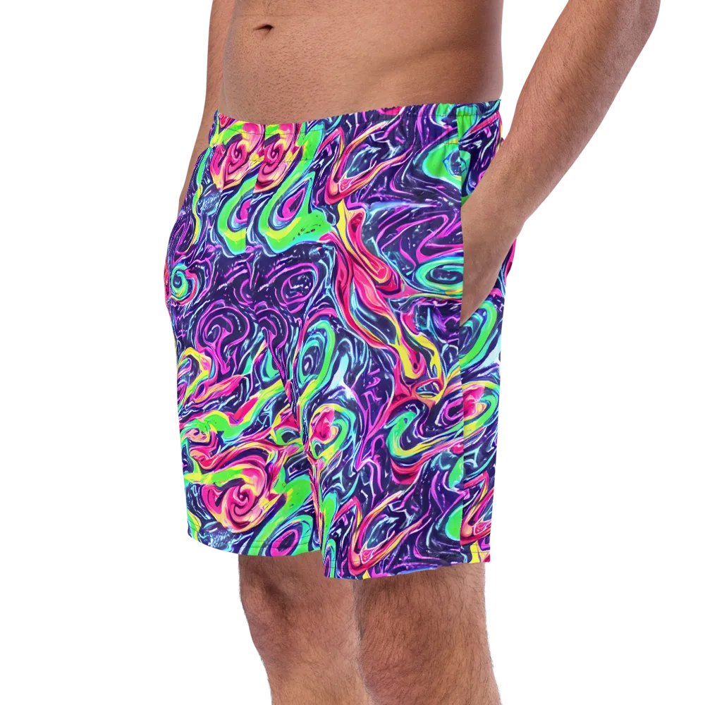 The Color Spiral on Swim Trunks — Left Front