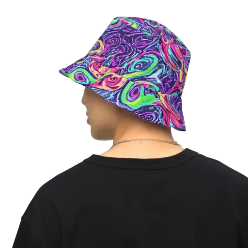 The Color Spiral on a Reversible Bucket Hat