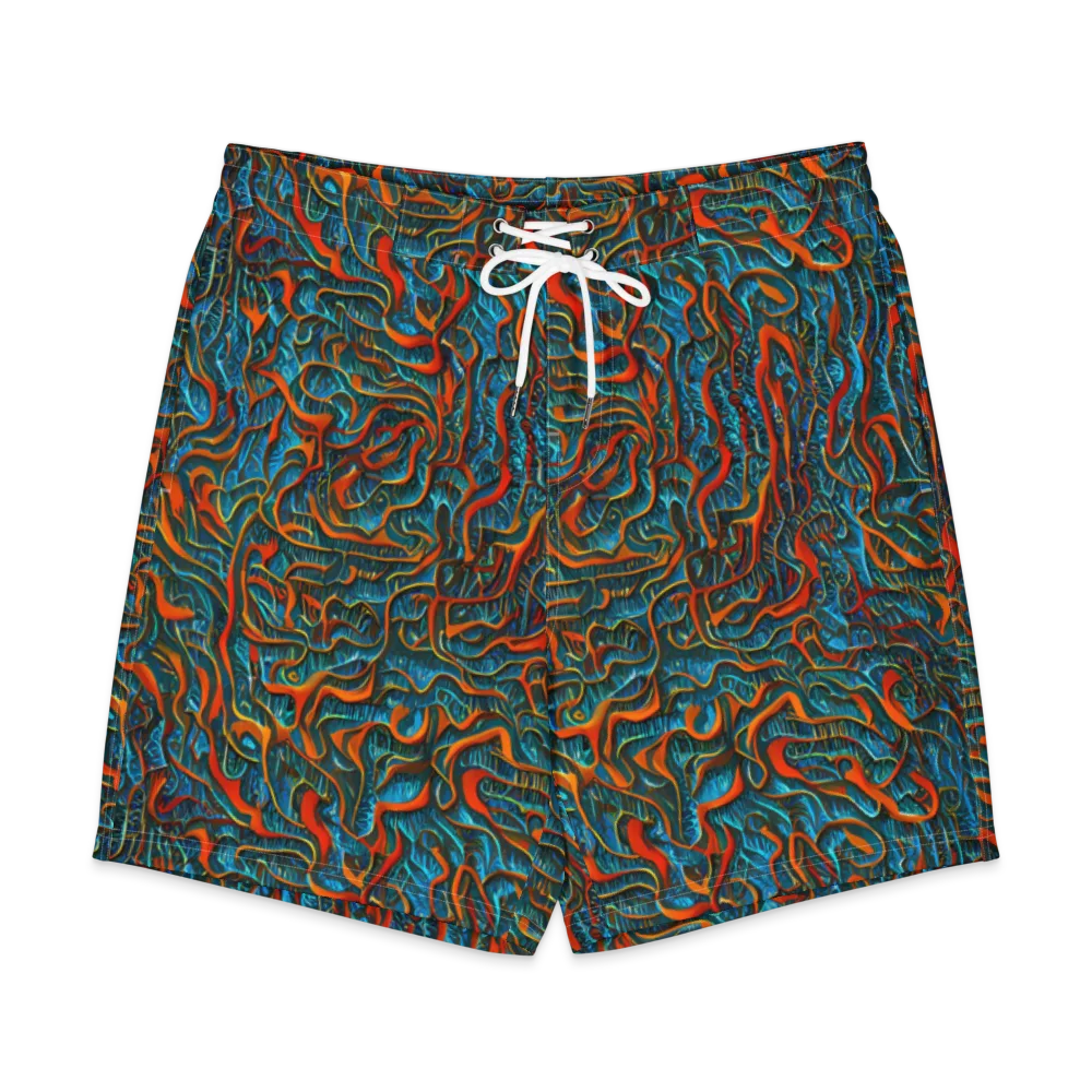 Inferno Aquatic on Men's Board Shorts — Front