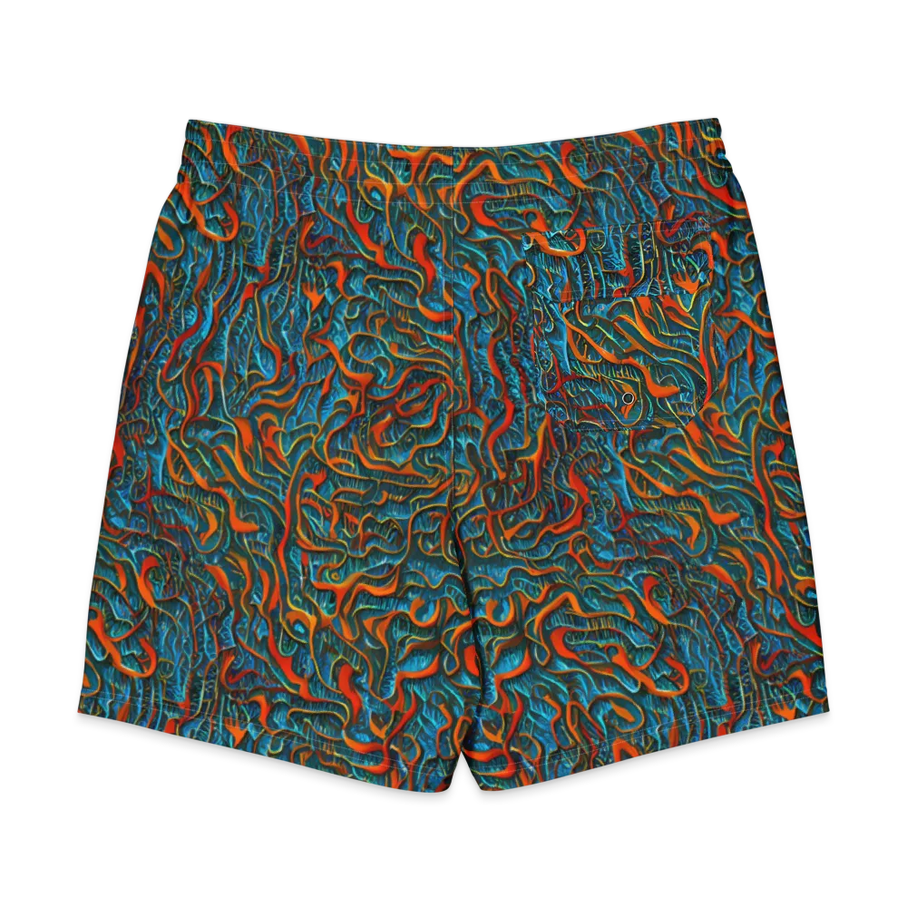 Inferno Aquatic on Men's Board Shorts — Back