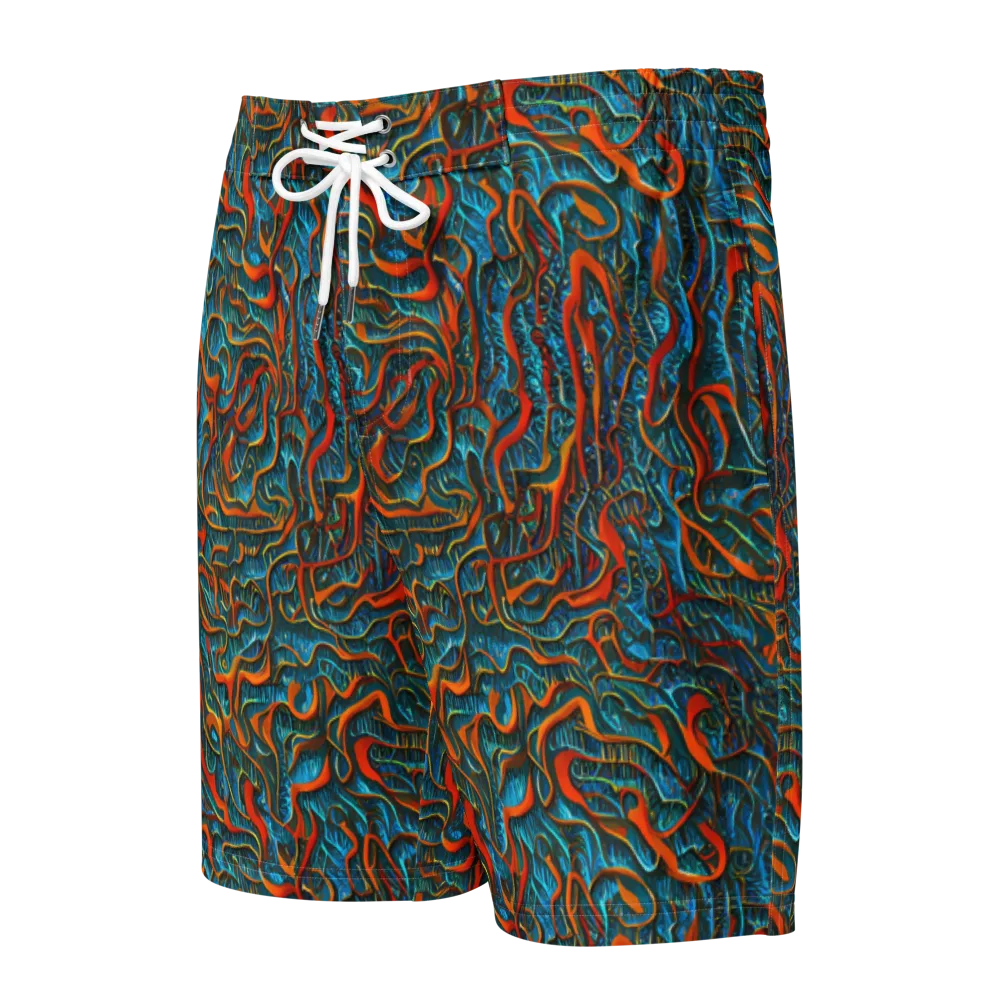 Inferno Aquatic on Men's Board Shorts — Front