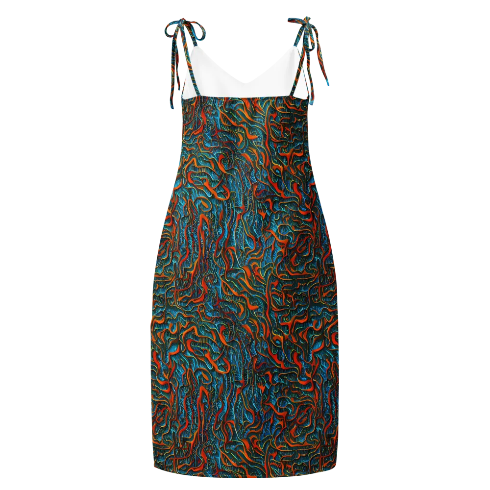 Inferno Aquatic on Slip Dress — Back