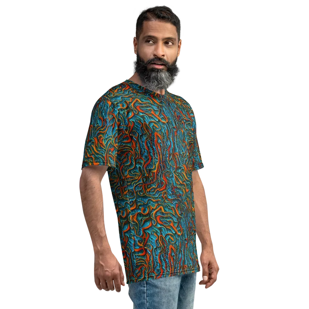 Inferno Aquatic on Men's Crew Neck T-Shirt — Right
