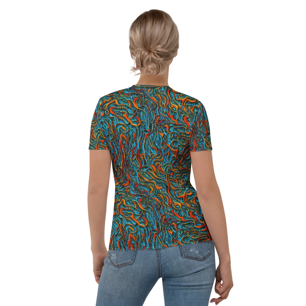 Inferno Aquatic on Women's Crew Neck T-Shirt — Back