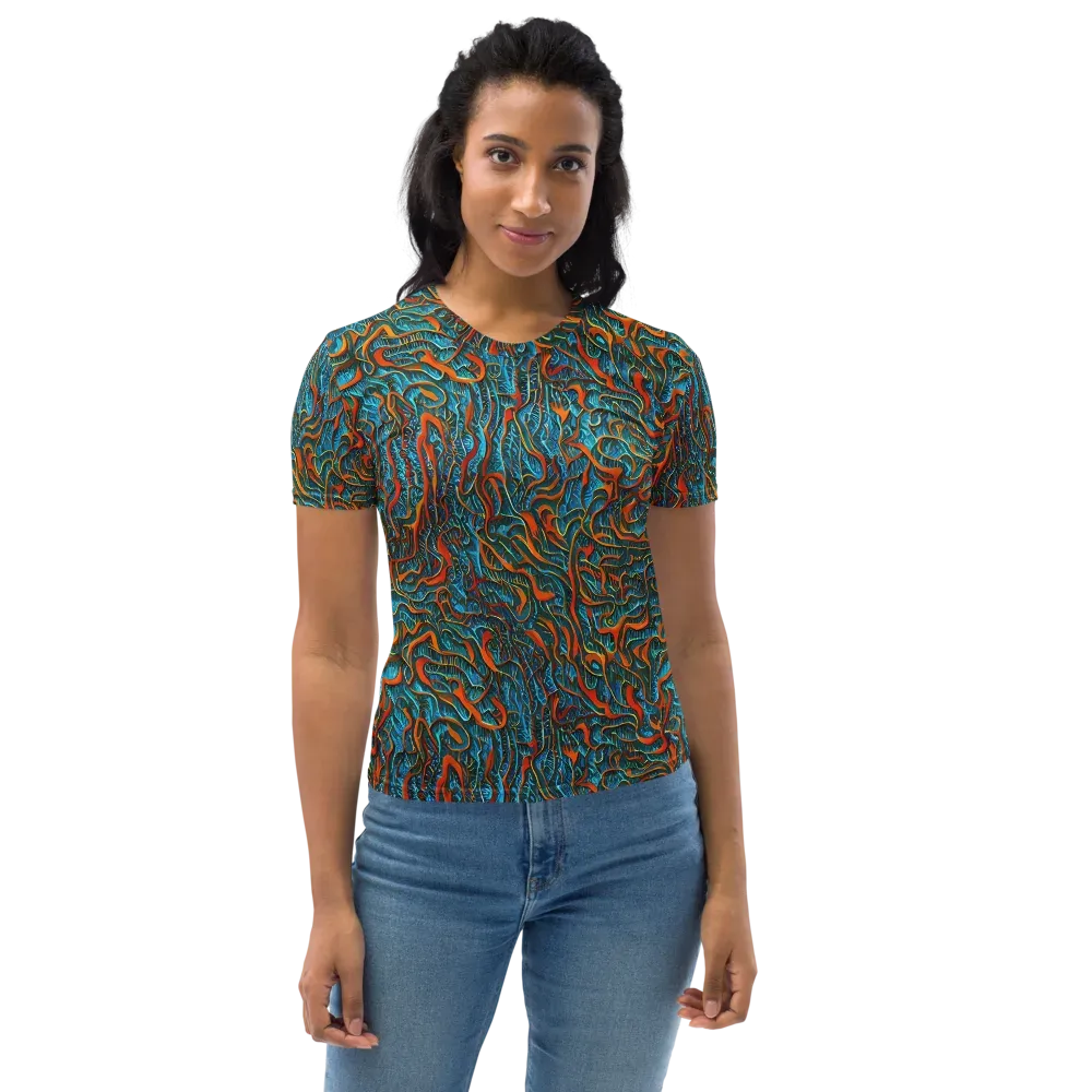 Inferno Aquatic on Women's Crew Neck T-Shirt — Front