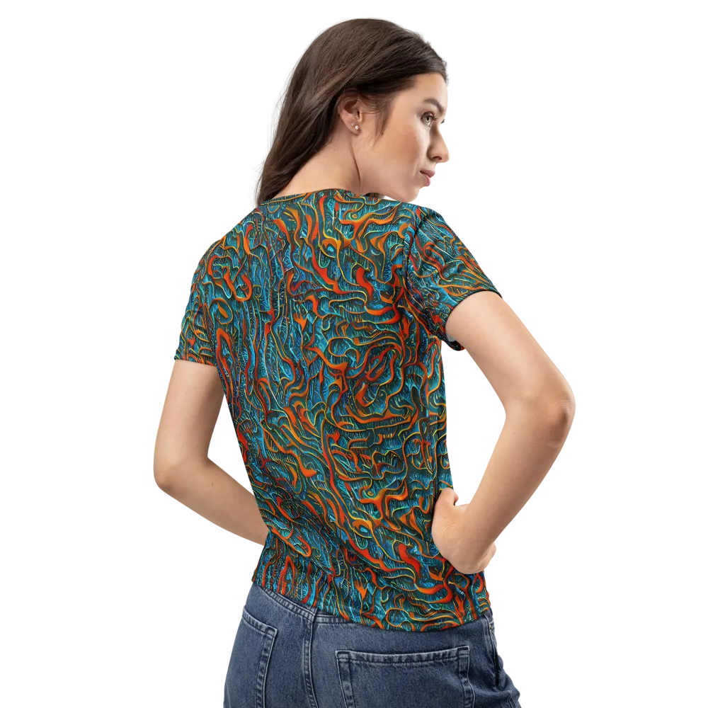 Inferno Aquatic on Women's Crew Neck T-Shirt — Back