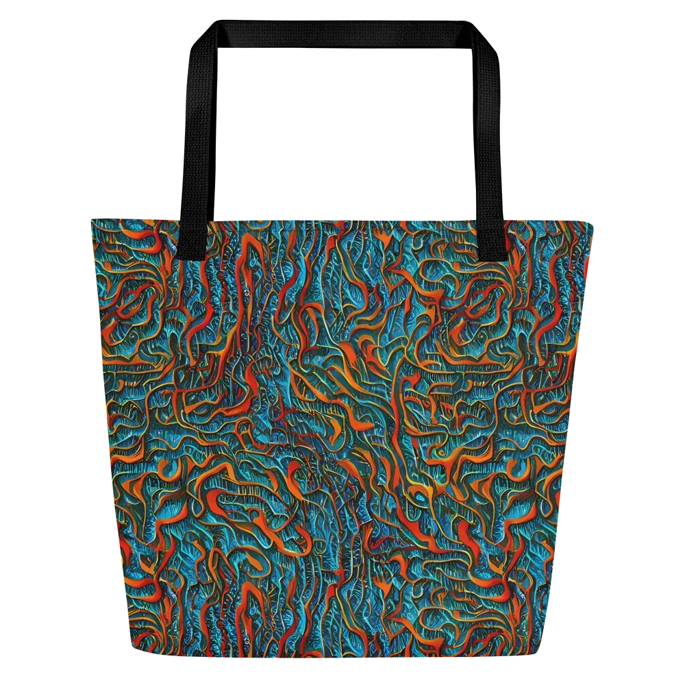 Inferno Aquatic on Large Tote Bag W/ Pocket — Front