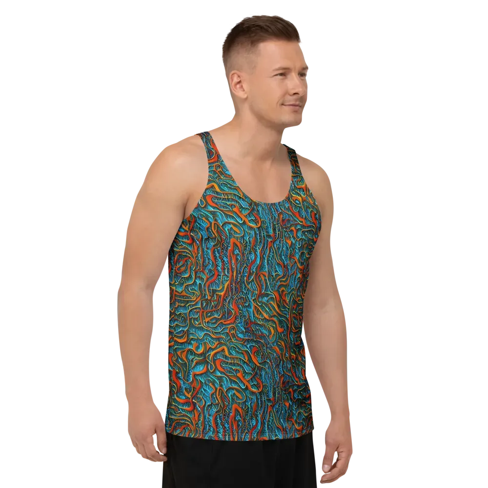 Inferno Aquatic on Men's Tank Top — Right Front