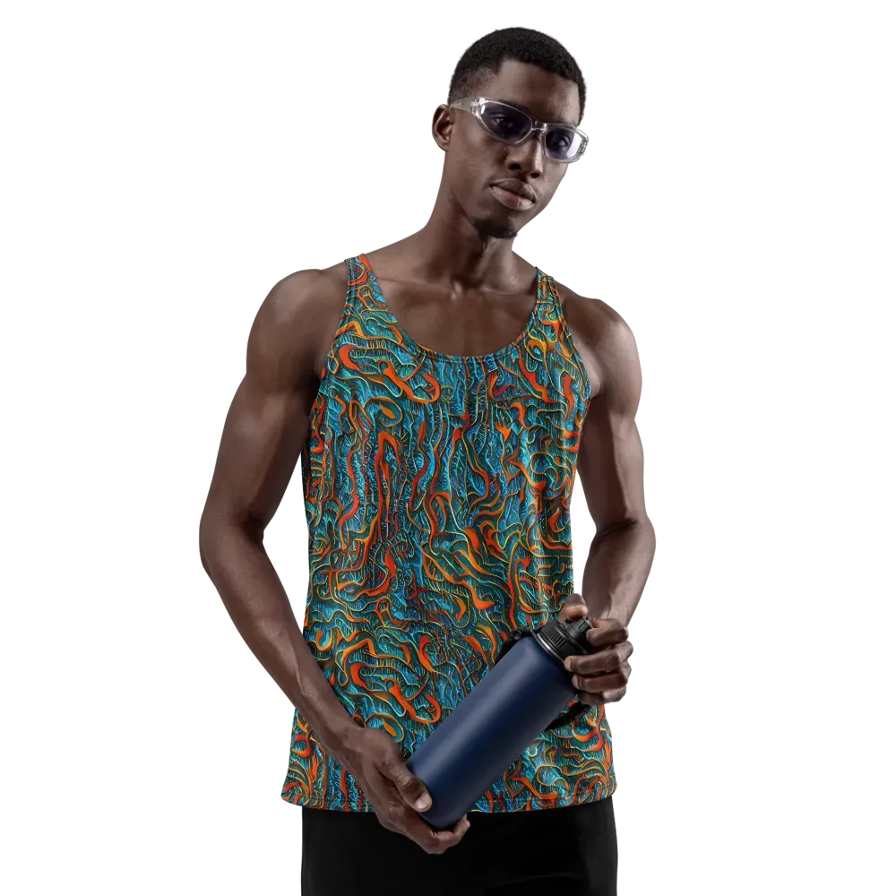 Inferno Aquatic on Men's Tank Top — Front