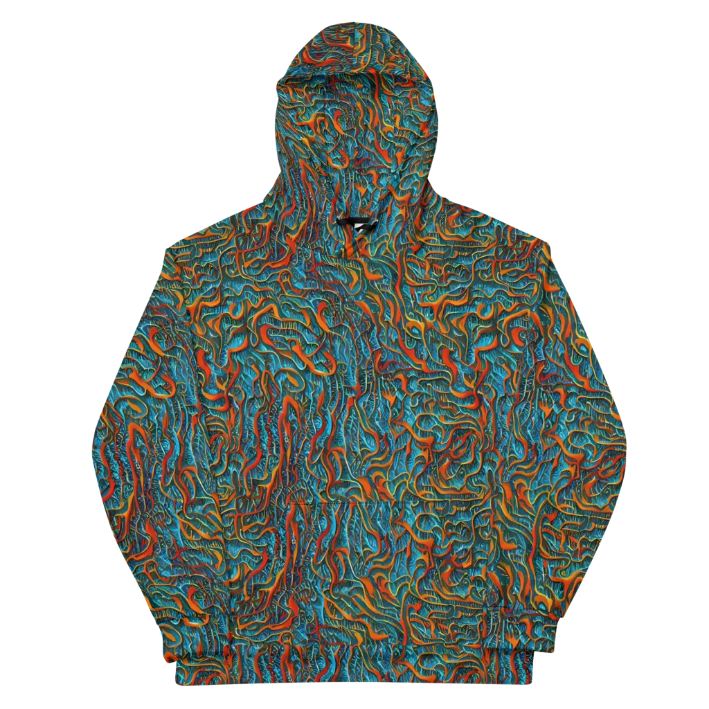 Inferno Aquatic on Cotton Hoodie — Front