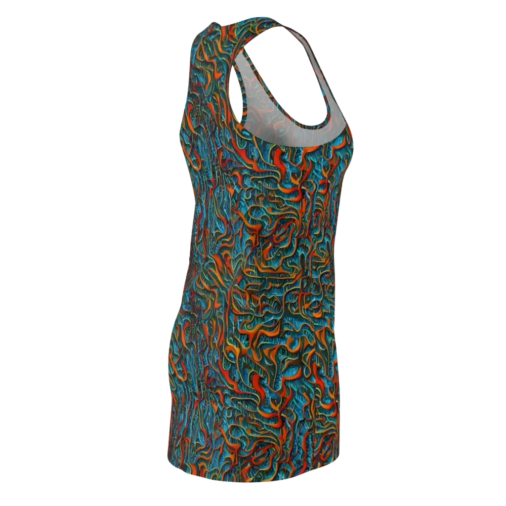Inferno Aquatic on Racerback Dress — Back Side