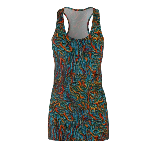 Inferno Aquatic on a Racerback Dress