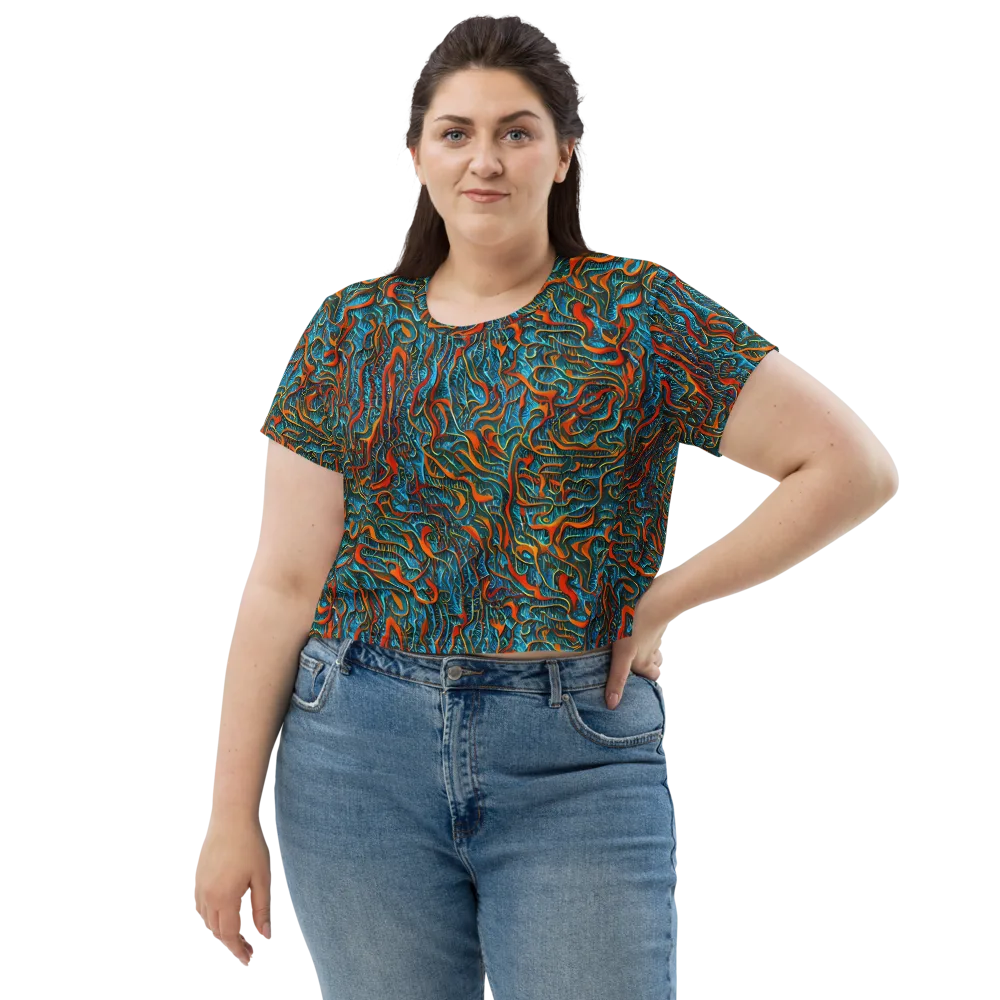 Inferno Aquatic on Crop Tee — Front