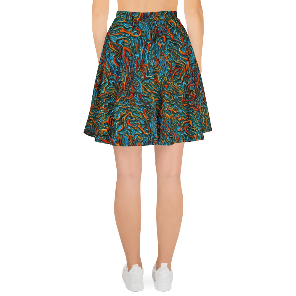 Inferno Aquatic on Skater Skirt — Back