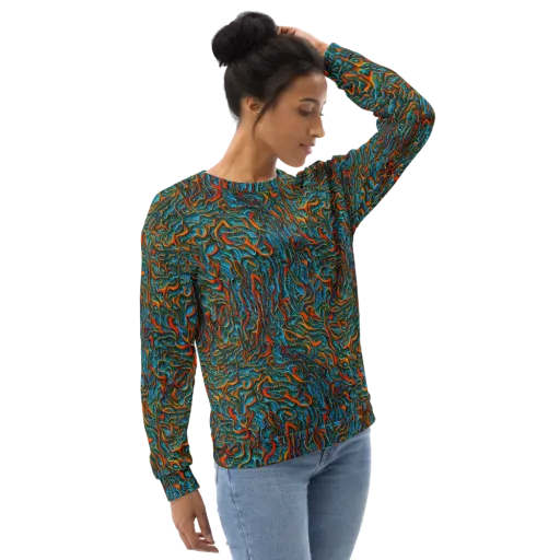 Inferno Aquatic on a Sweatshirt