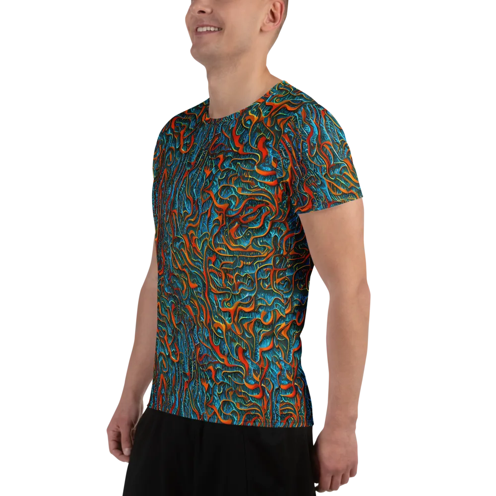 Inferno Aquatic on Men's Athletic T-Shirt — Left
