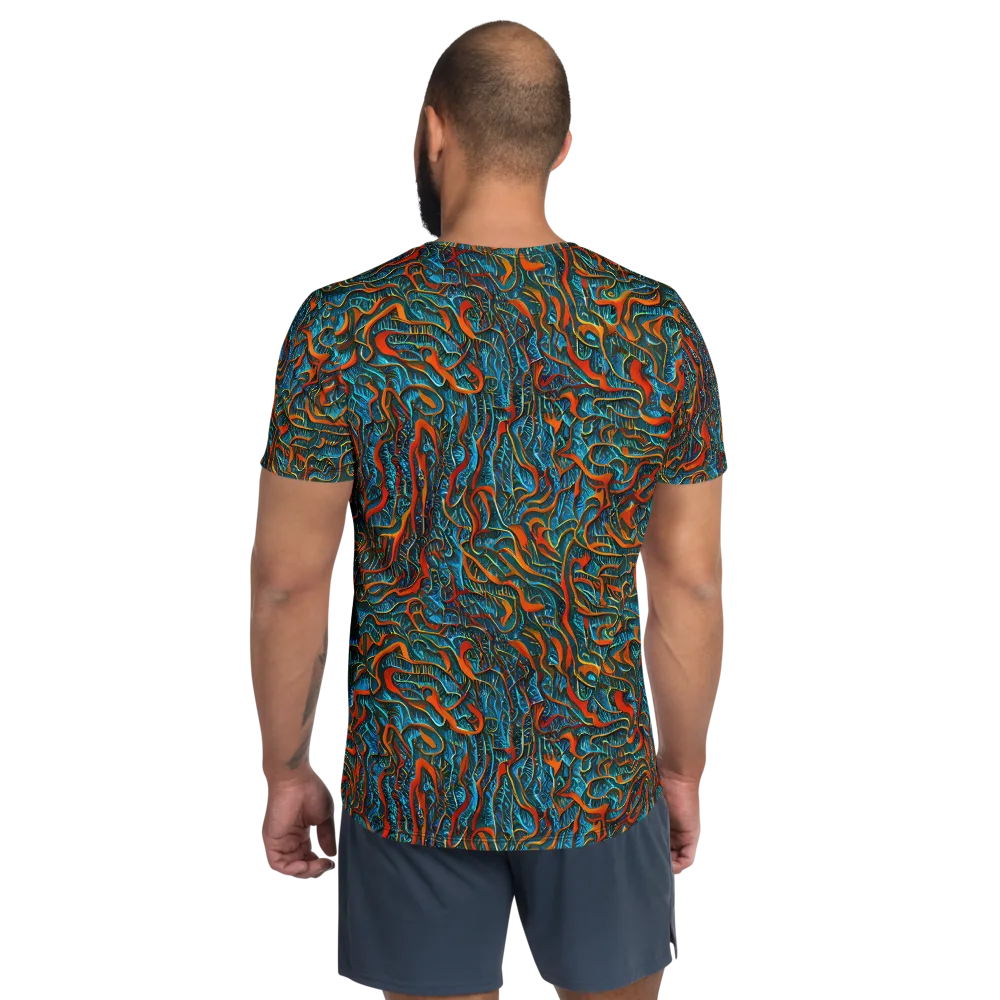 Inferno Aquatic on Men's Athletic T-Shirt — Back