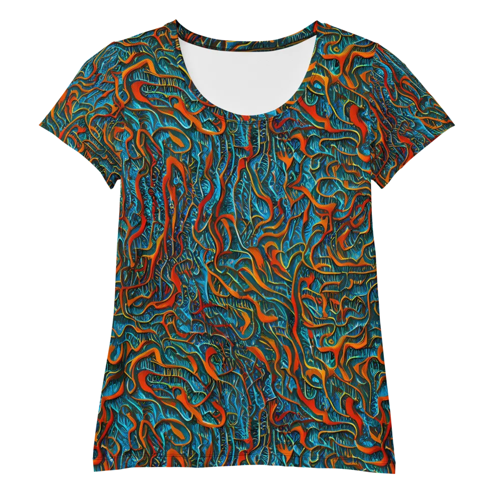 Inferno Aquatic on Women's Athletic T-Shirt — Front