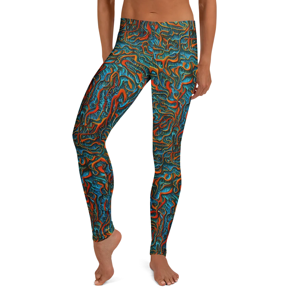 Inferno Aquatic on Leggings — Front