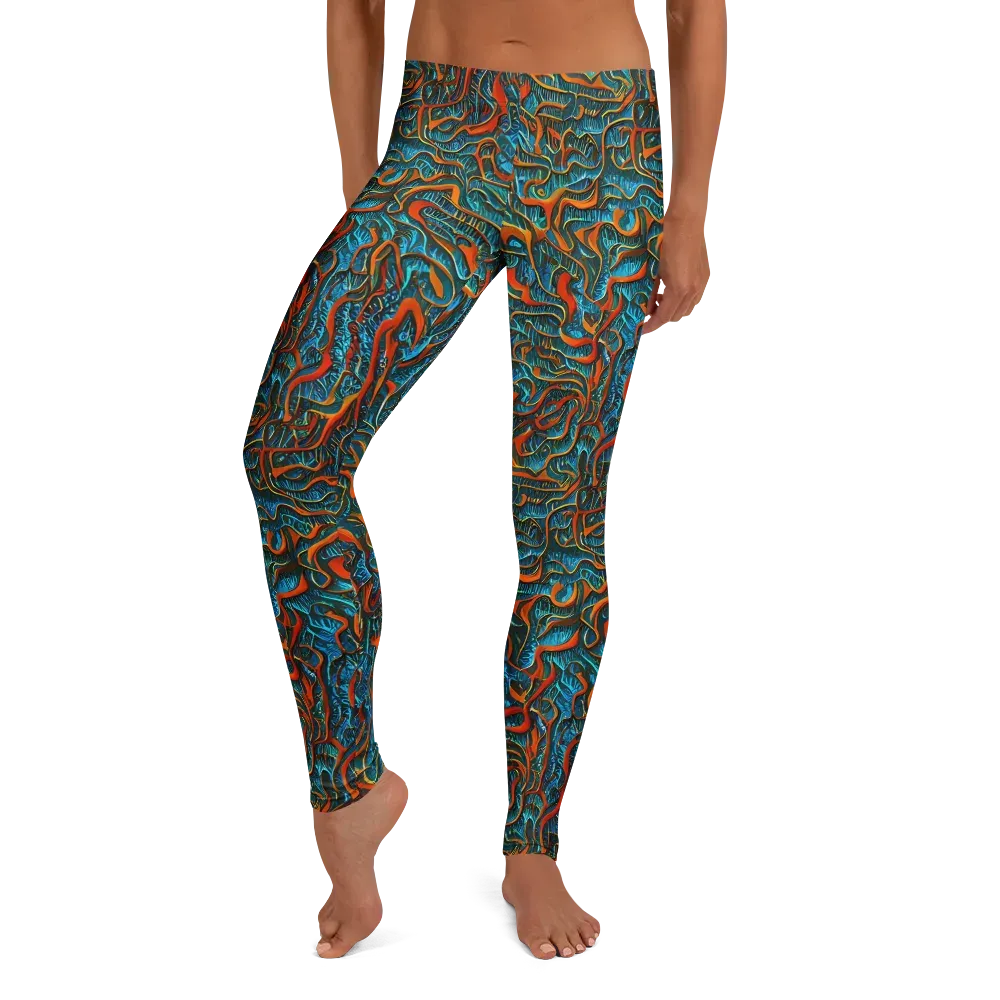 Inferno Aquatic on Leggings — Front