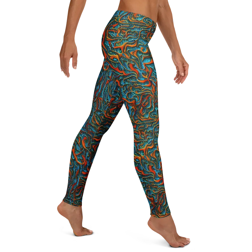 Inferno Aquatic on Leggings — Right