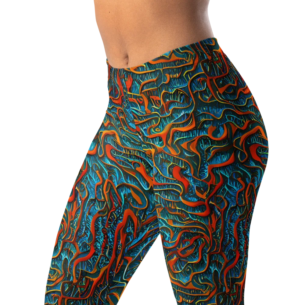 Inferno Aquatic on Leggings — Left Front