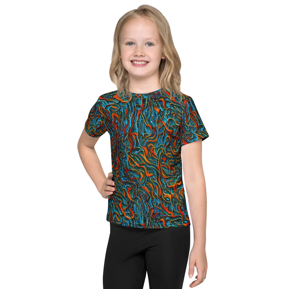 Inferno Aquatic on Kids Crew Neck T-Shirt — Front