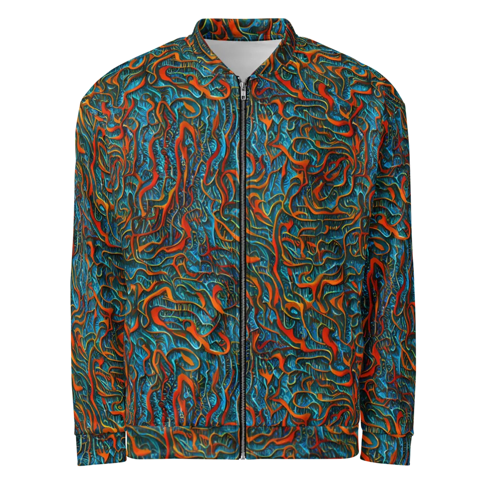 Inferno Aquatic on Bomber Jacket — Front