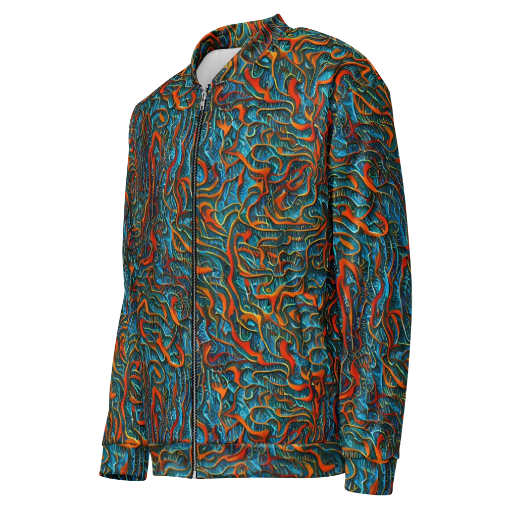 Inferno Aquatic on Bomber Jacket — Left Front