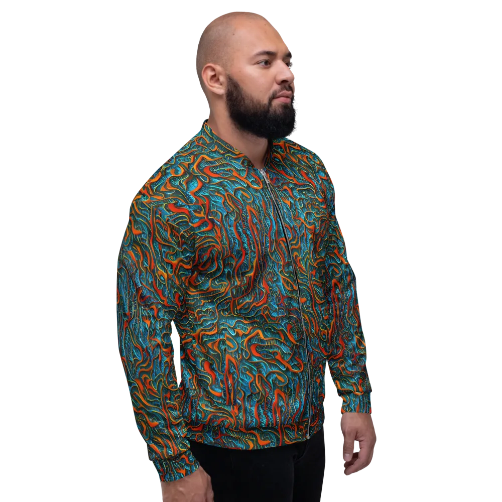 Inferno Aquatic on Bomber Jacket — Right