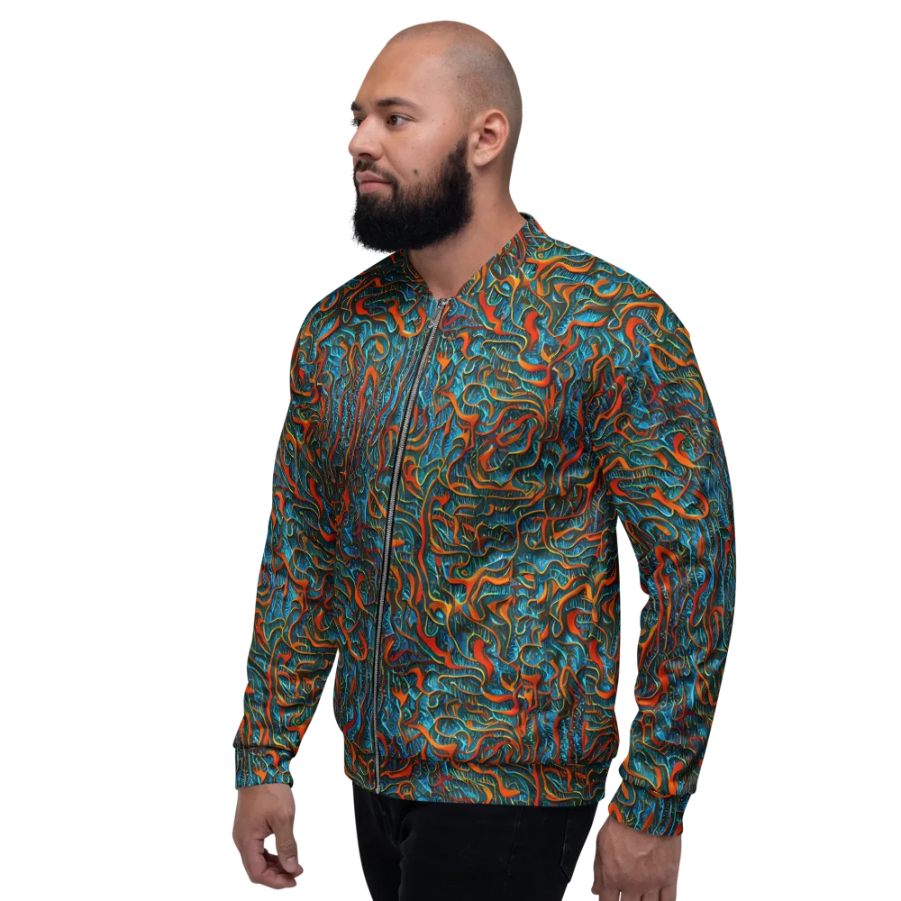 Inferno Aquatic on Bomber Jacket — Left