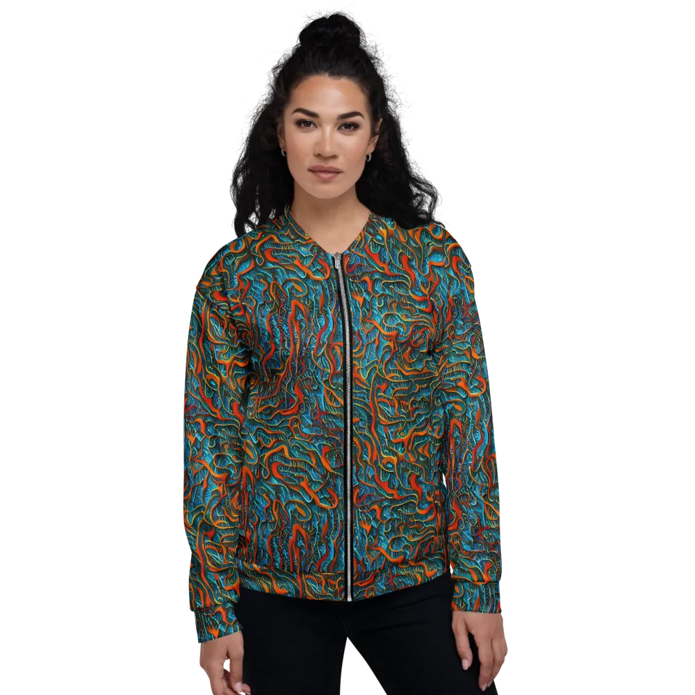 Inferno Aquatic on Bomber Jacket — Front